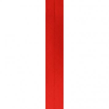Bobine de biais 30mm 5m rouge vermillon