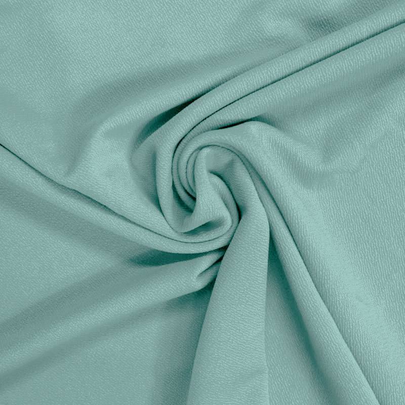  Tissu  cr pe stretch vert d eau 