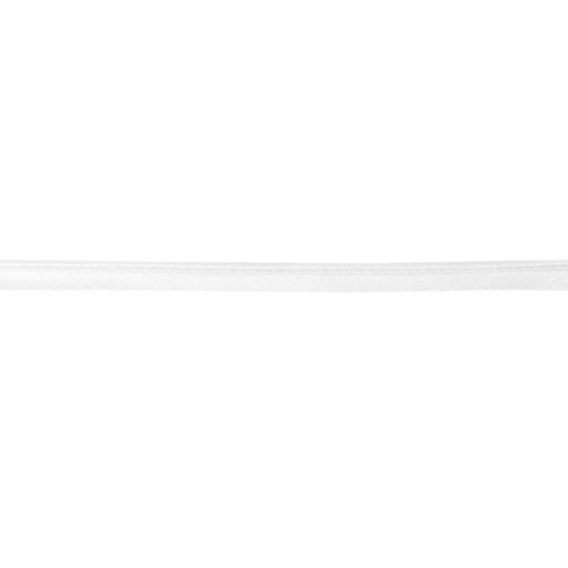 Passepoil satiné blanc 10 mm