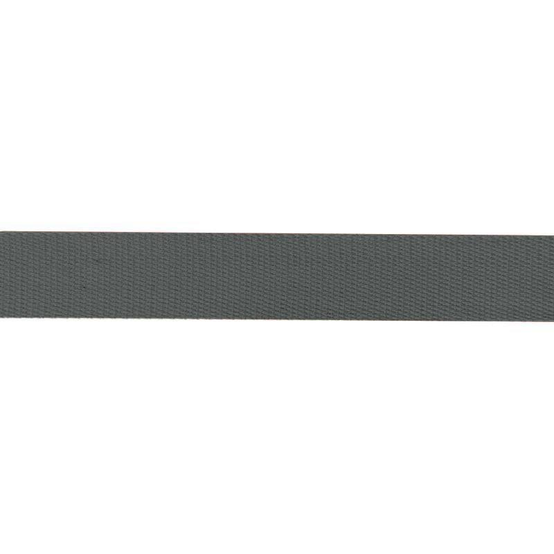 Sangle coton 30mm gris acier