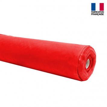 Rouleau 20m toile coton ignifugée M1 rouge