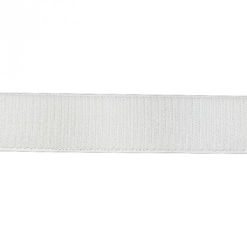 Rouleau 25m Auto-agrippant adhésif crochet 50 mm blanc