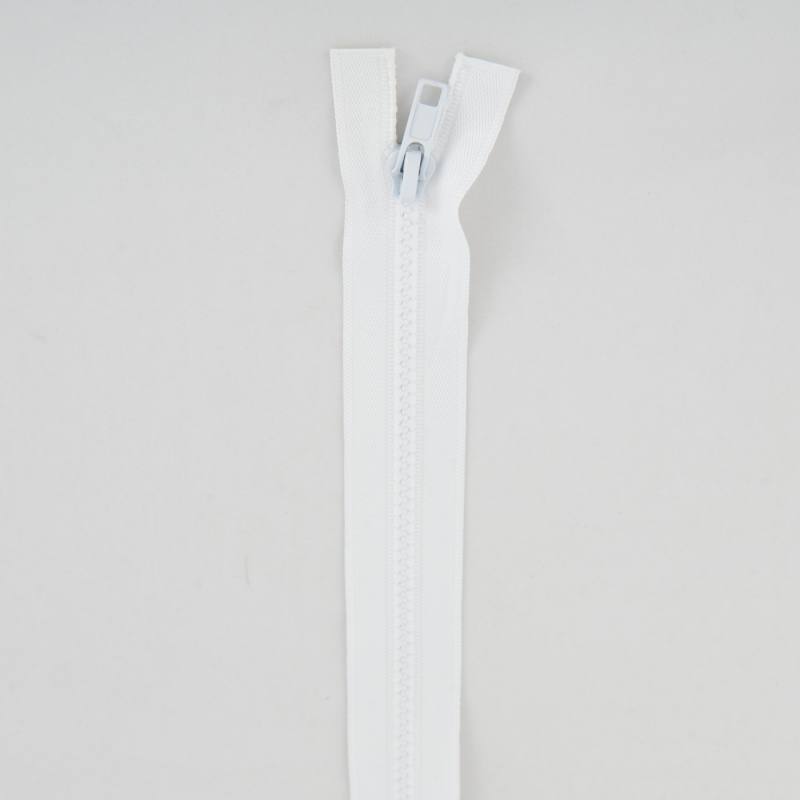 Fermeture injectée 45 cm séparable col 501 blanc