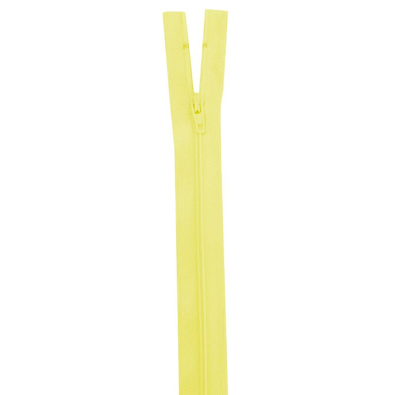Fermeture jaune pastel 12 cm non séparable col 503