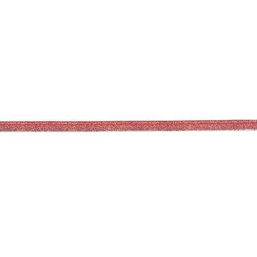 Passepoil lurex rouge foncé 10mm