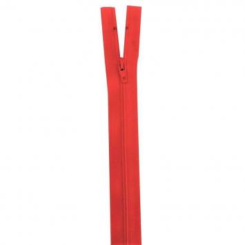 Fermeture en nylon rouge 35 cm séparable col 820