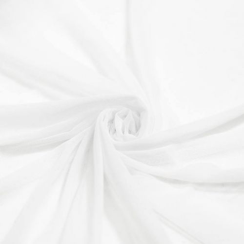 Tulle couleur blanc pour robe de mariée grande largeur