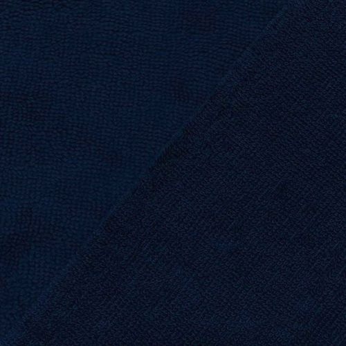 Eponge doudou coton microfibre bleu marine Oeko-tex