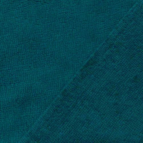 Eponge doudou coton microfibre bleu canard