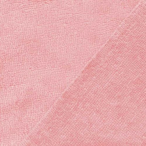 Eponge doudou coton microfibre rose