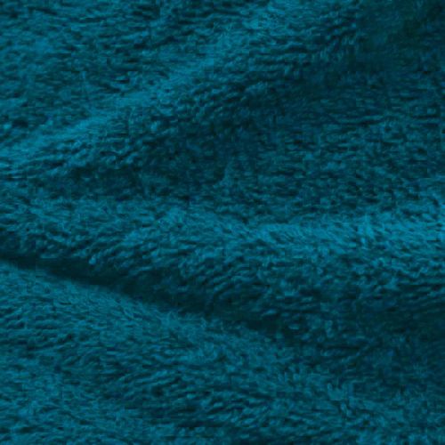 Tissu éponge bleu océan Oeko-tex