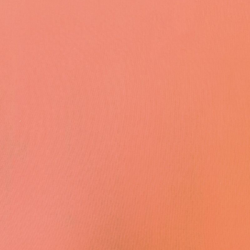 Coton rose papaye uni