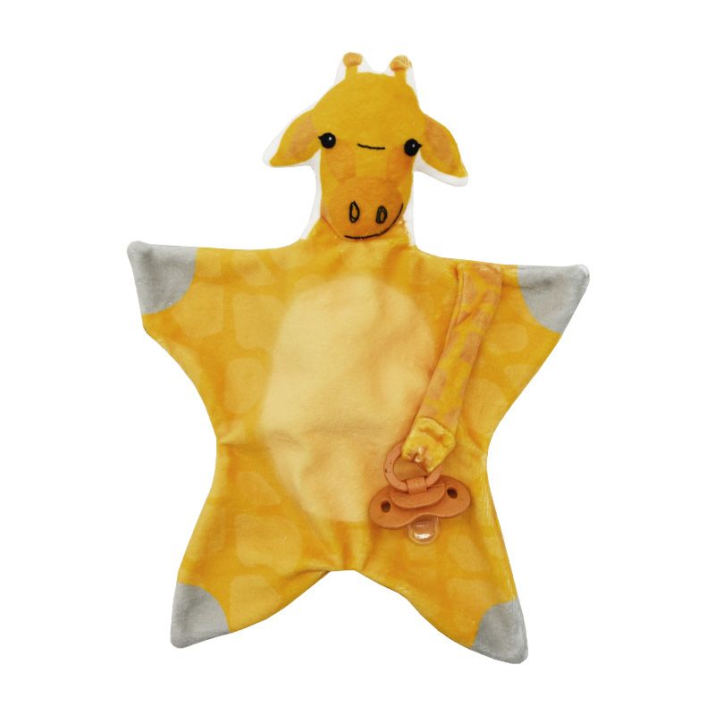 Kit doudou à coudre motif girafe - Création Anne Clmt