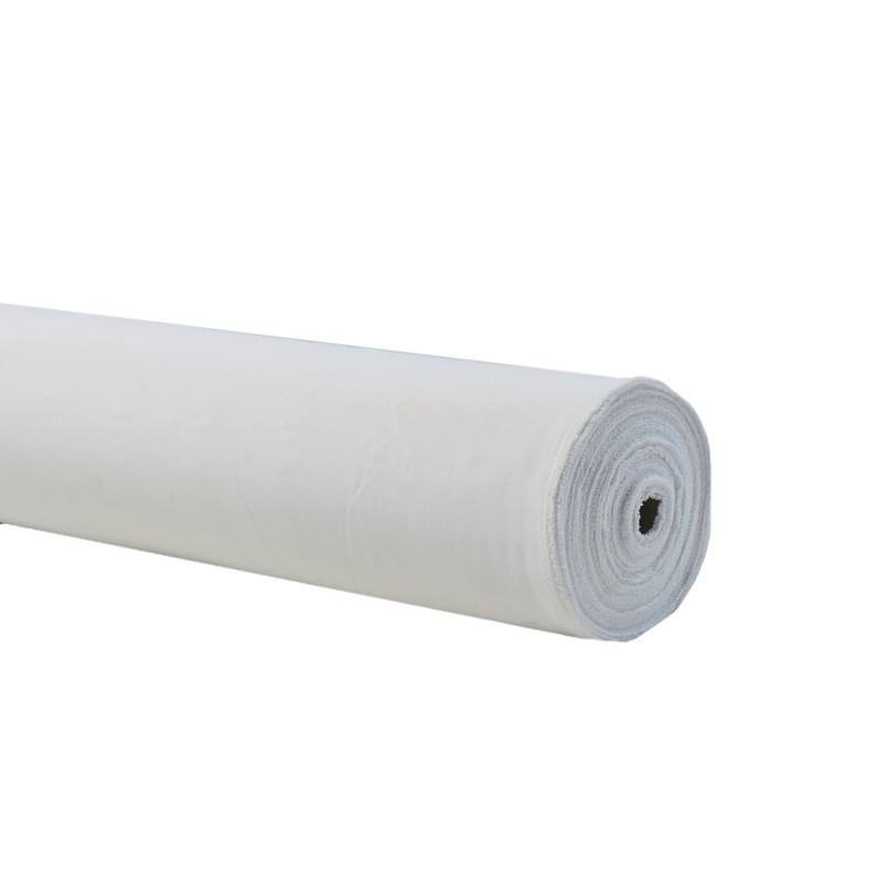 Rouleau 50m Burlington infroissable Oeko-tex blanc