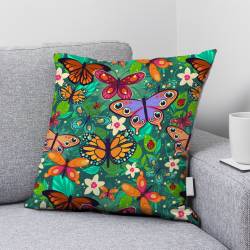 Coupon 45x45 cm motif papillon - Création Pilar Berrio