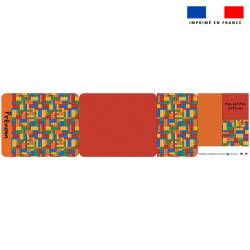 Kit pochette ardoise personnalisée - Briques multicolores