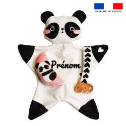 Kit doudou personnalisé - Panda