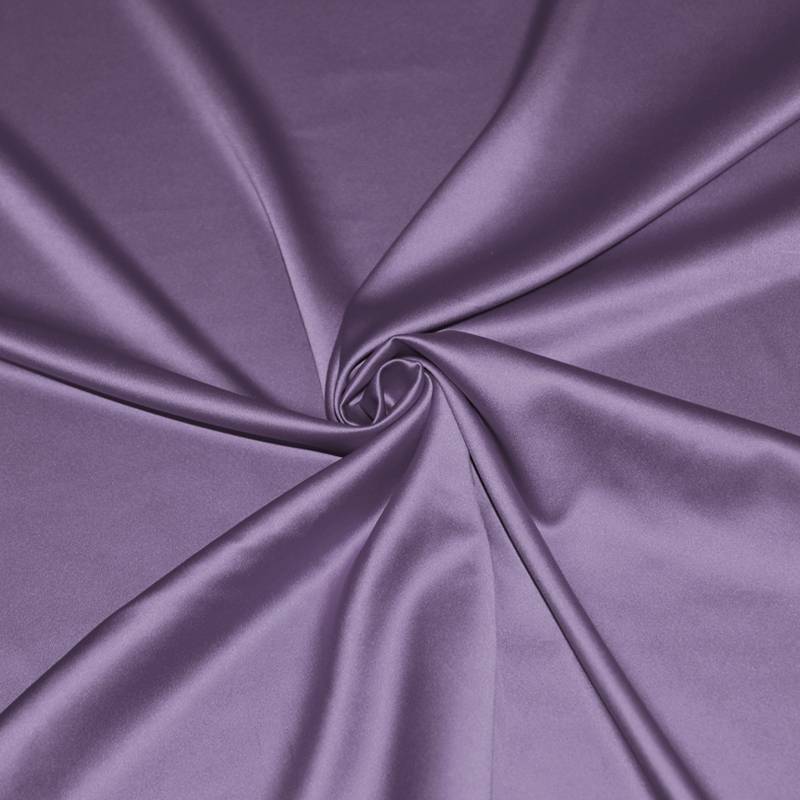 Satin uni extensible microfibre royal violet