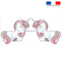 Coupon pour coussin forme baby licorne