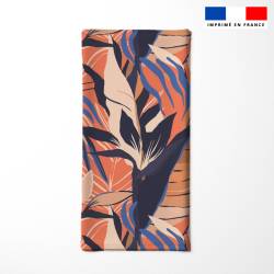 Cache-cou thermique imprimé jungle - 24x50 cm