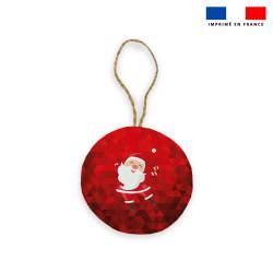Kit décoration de Noel motif père noel rouge