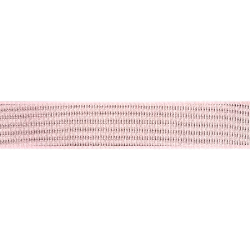 Elastique ceinture métal argenté 40 mm rose clair
