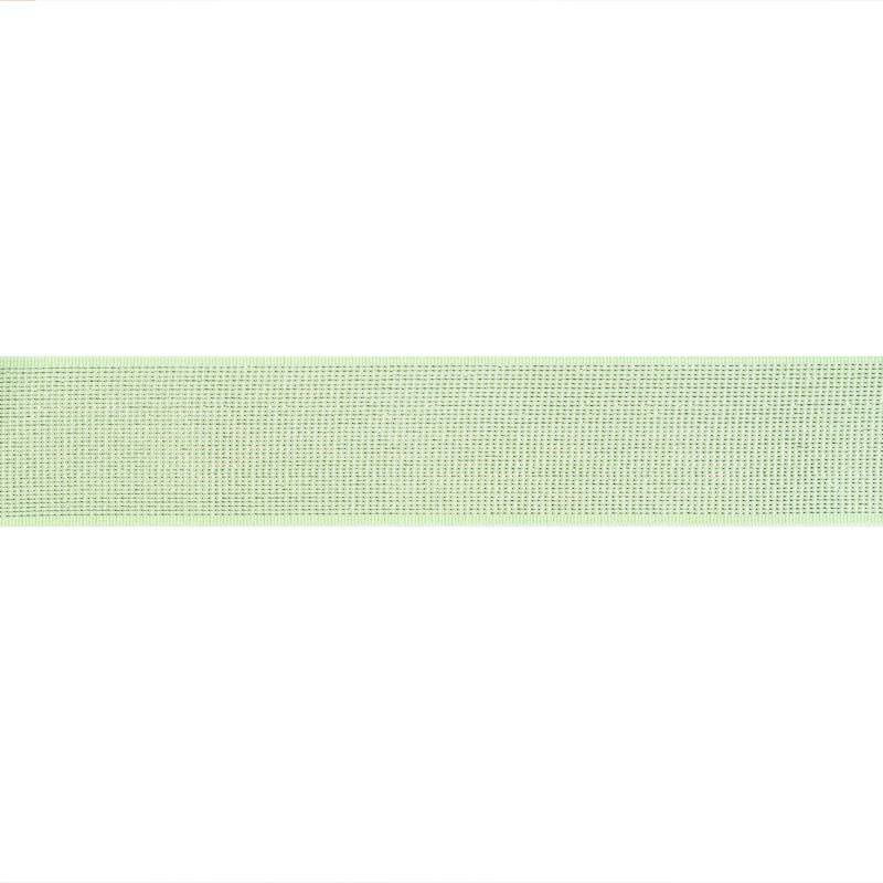 Elastique ceinture métal argenté 40 mm vert d'eau