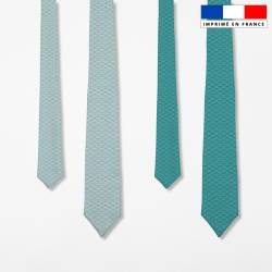 Patron cravate réversible motif japonais