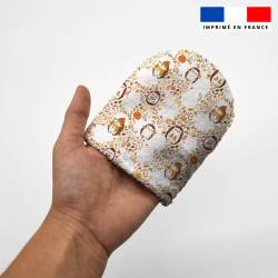 Kit mini-gants nettoyants motif hérisson d'automne
