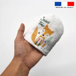 Kit mini-gants nettoyants motif sweet animaux de la forêt