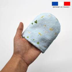 Kit mini-gants nettoyants motif bébé dino