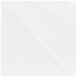 coupon - Coupon 75cm - Popeline de coton peigné unie blanche