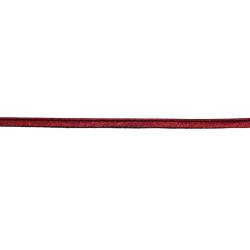 Passepoil lurex rouge 10mm