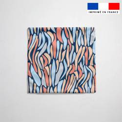 Tissu imperméable motif abstrait Santorin