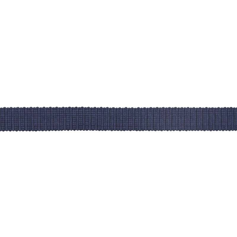 Sangle viscose crochet 30mm bleu marine