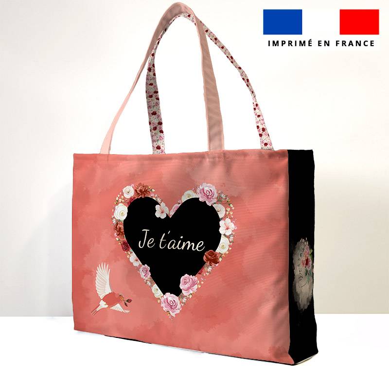 Grand sac filet -Vieux rose – Les Jolies Emplettes