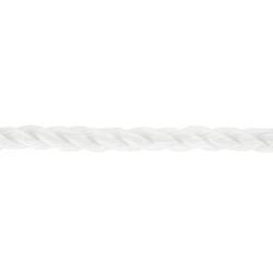 Cordon torsadé blanc 4 mm