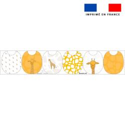 Kit bavoirs en éponge girafe - Création Anne Clmt