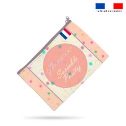 Kit pochette motif astro gémeaux - Création Lili Bambou Design