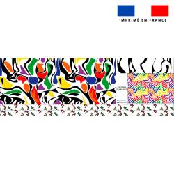 Kit couture sac cabas motif psyché multicolore