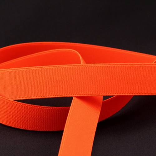 Elastique ceinture orange fluo