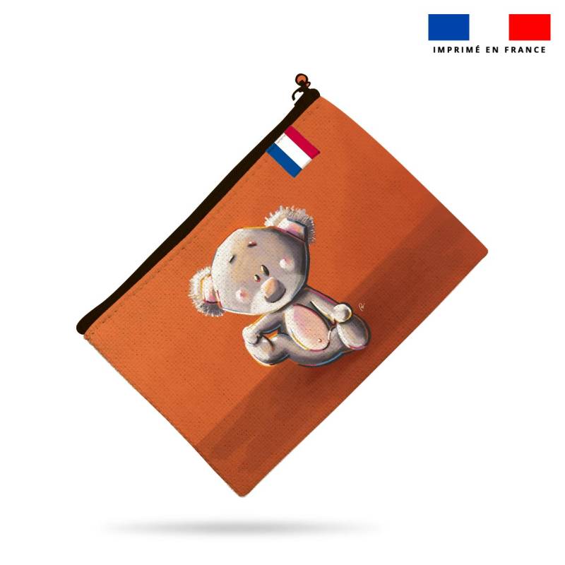 Kit pochette motif bébé koala - Création Stillistic