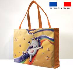 Kit couture sac cabas motif licorne - Création Stillistic