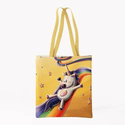 Coupon pour tote-bag motif licorne toboggan - Création Stillistic