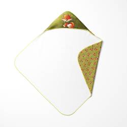 Coupon éponge kit puériculture motif renard - Création Stillistic