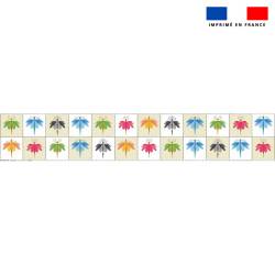 Coupon lingettes lavables motif libellule - Création Lita Blanc