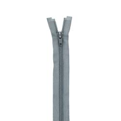Fermeture en nylon grise 35 cm séparable col 243