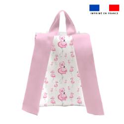 Kit sac à dos enfant motif sweet flamant rose
