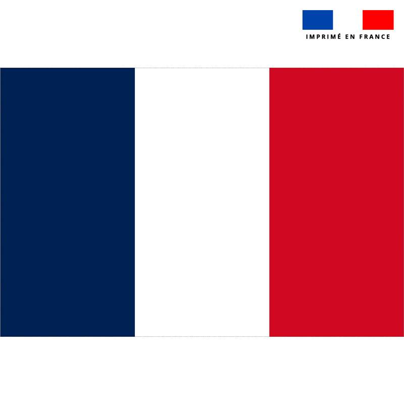 Panneau imprimé bleu blanc rouge pour drapeau