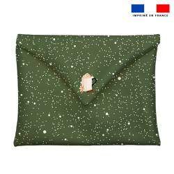 Coupon Pour Enveloppe En Tissu motif Noël Scandinave